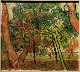 Study with Spruces in Autumn